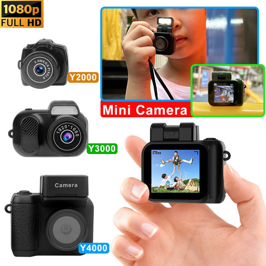 Monoreflexes Style Mini Camera With Flash Lamp